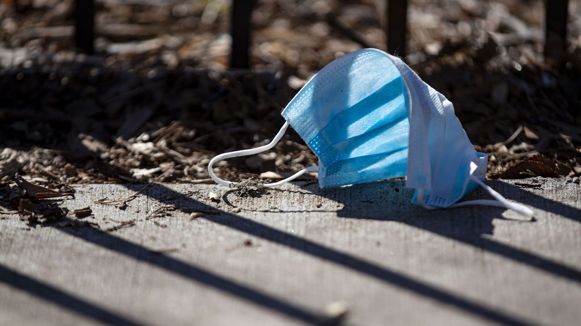 Mask on street