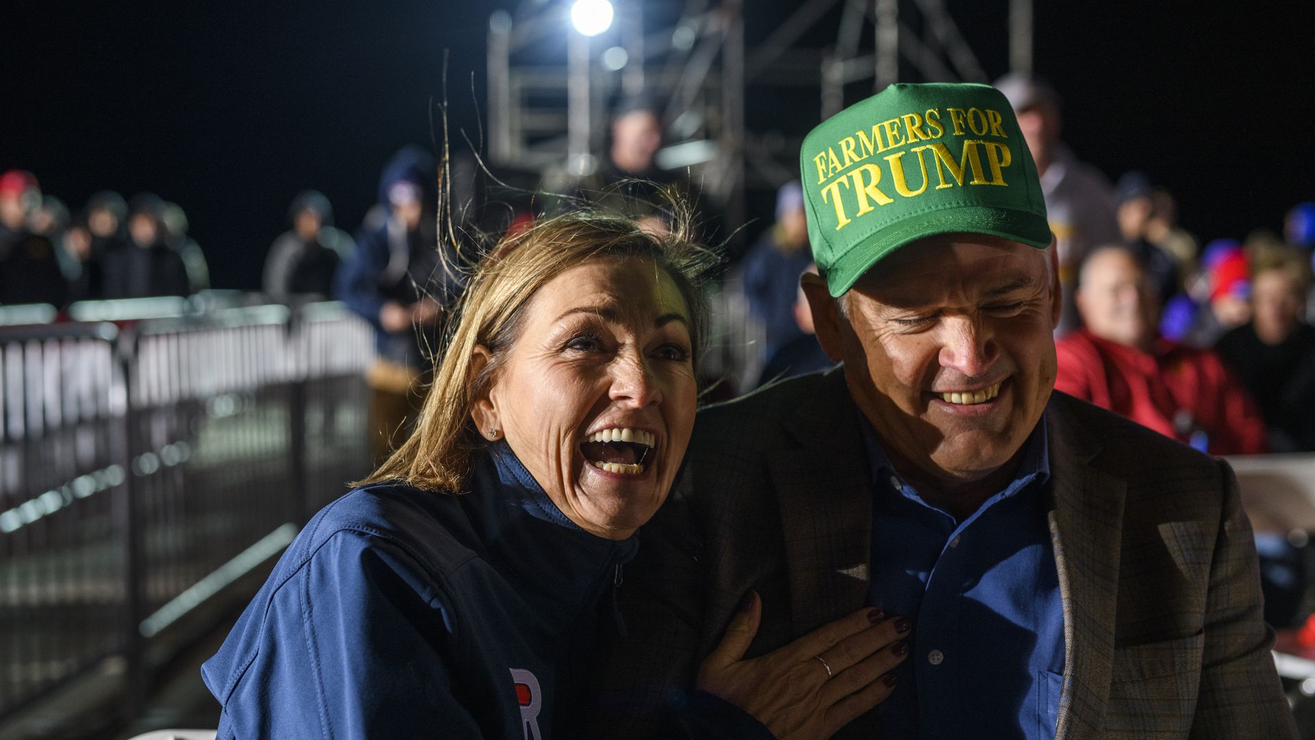 Kim Reynolds and her husband