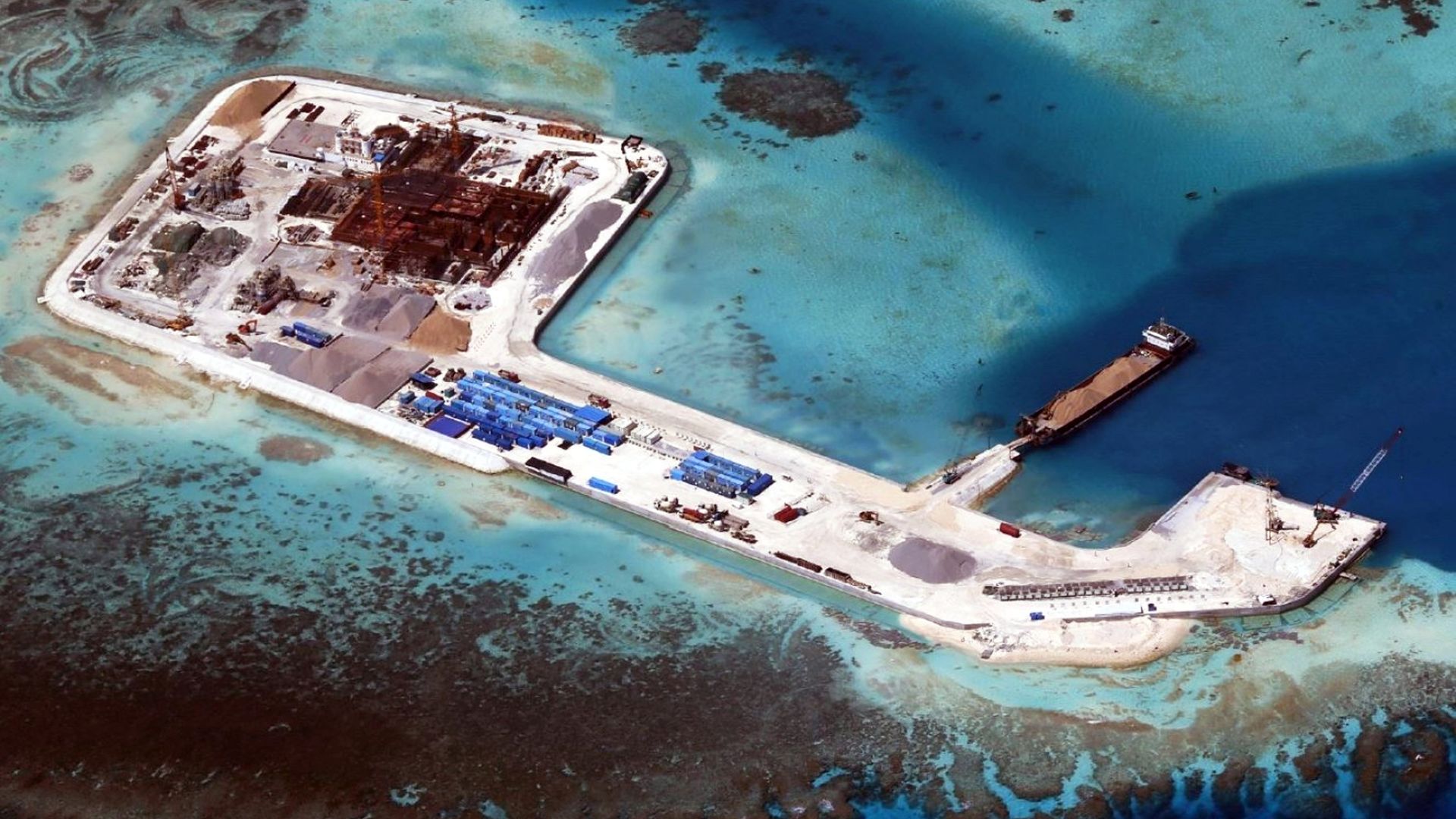 Kennan Reef in the Spratly Islands