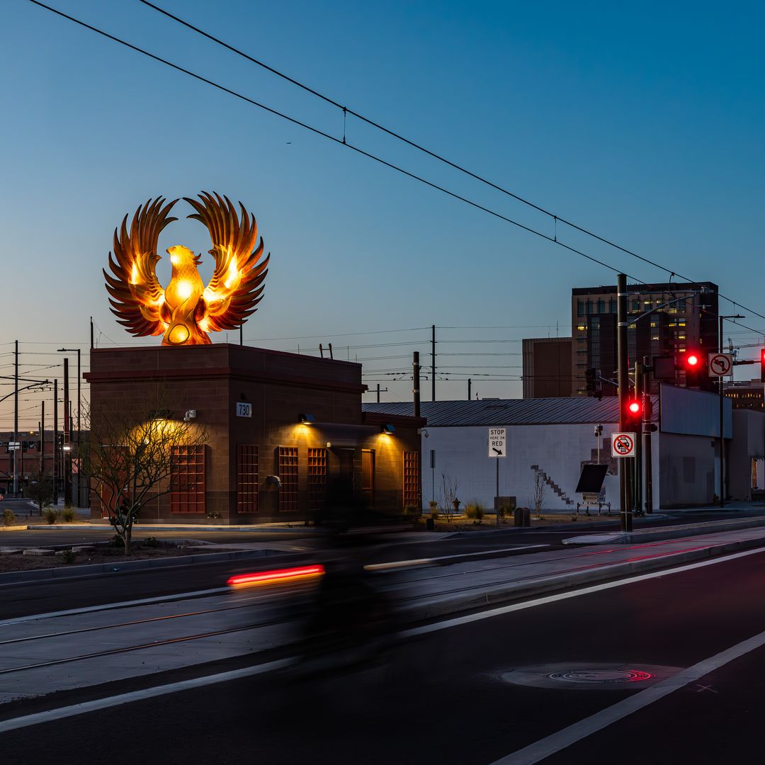 Art along Phoenix light rail extension dazzles - Axios Phoenix