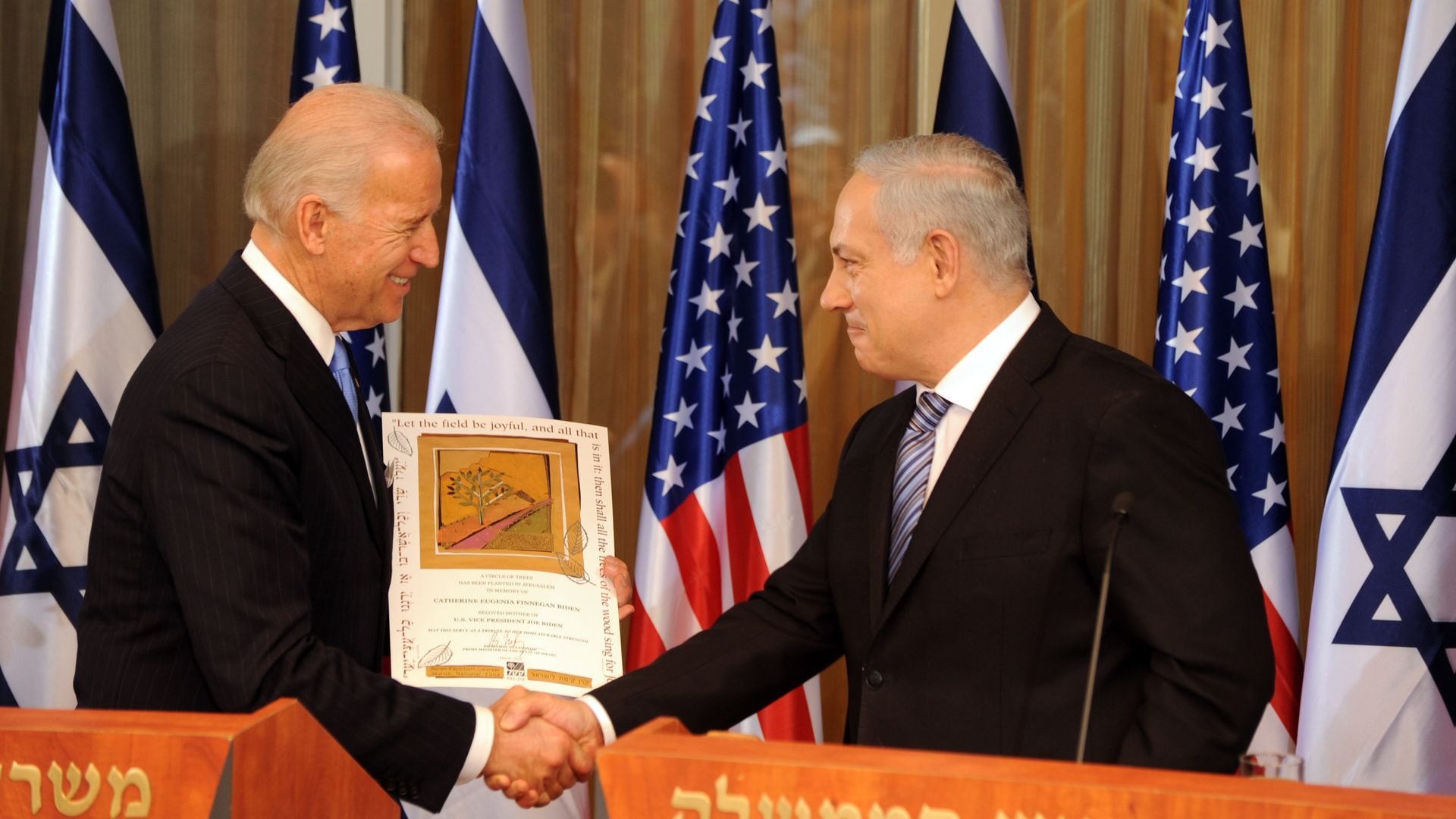 Biden and Netanyahu