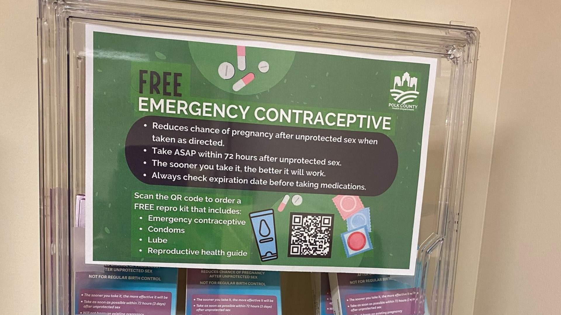 A photo of Emergency contraceptives.