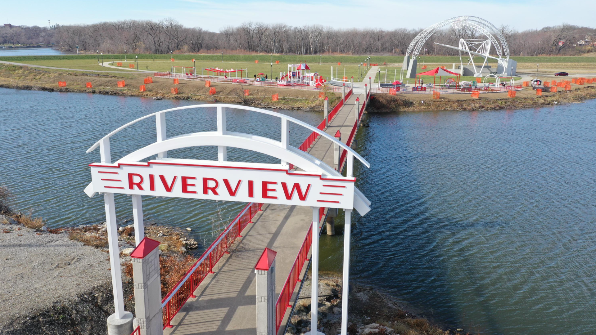 A photo of Riverview Park in Des Moines.