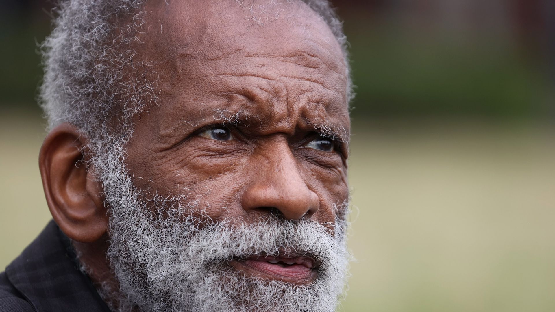 Close-up portrait of Richard Hunt.