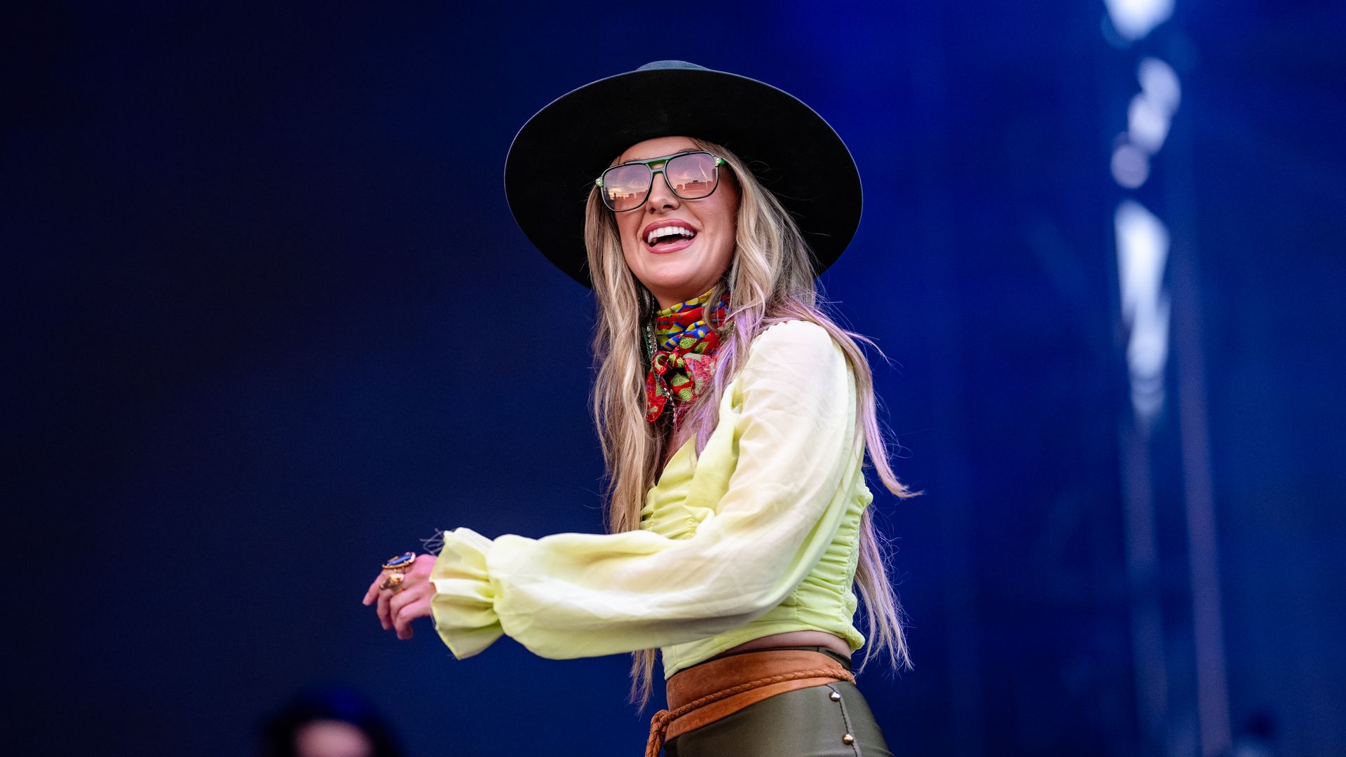 Lainey Wilson performs during Lollapalooza at Grant Park on August 3, 2023 in Chicago, Illinois.