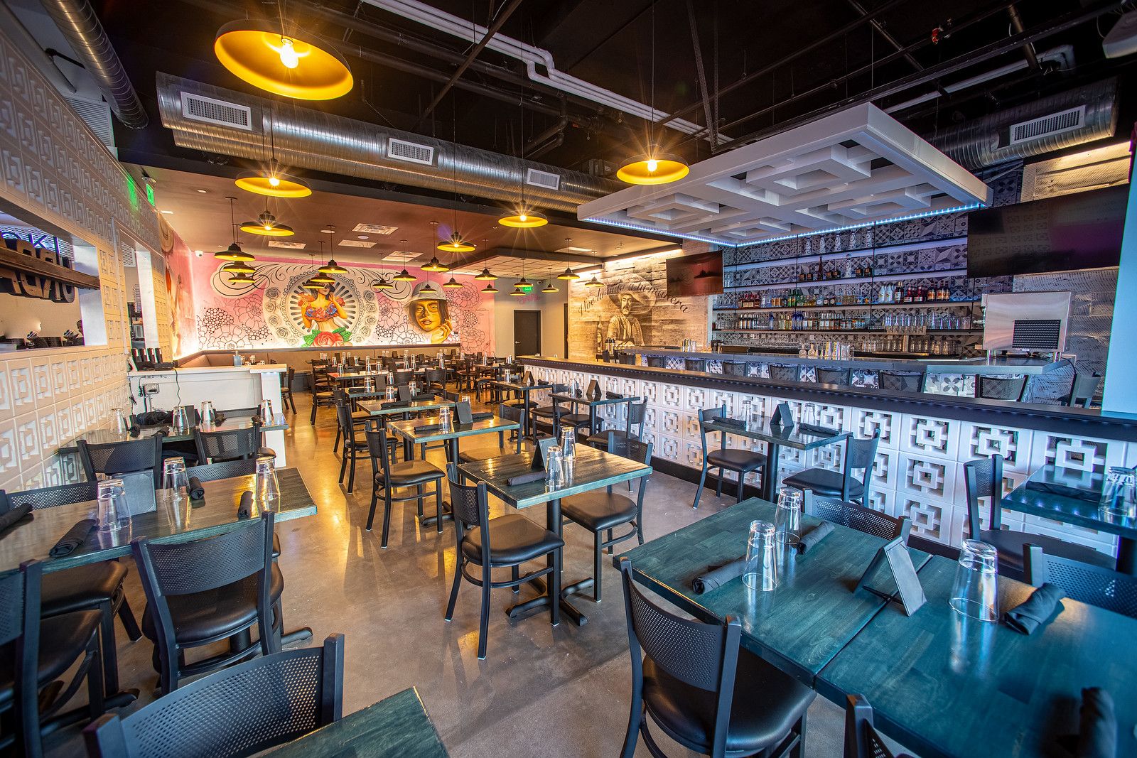 Urbano, a colorful Tex-Mex restaurant, in The Heights