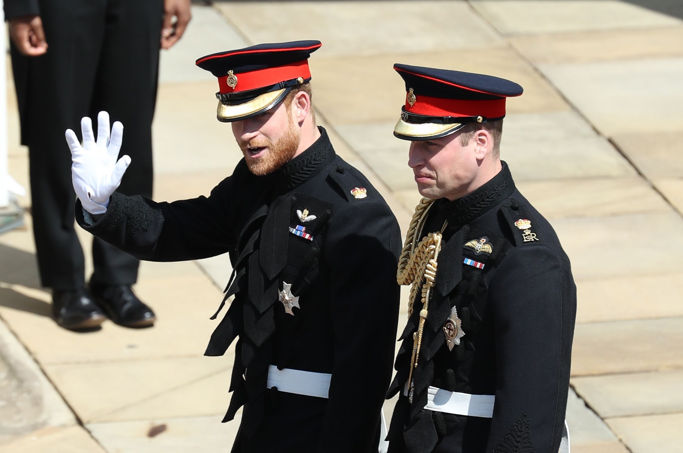 Prince Harry and Prince William, Duke of Cambridge.