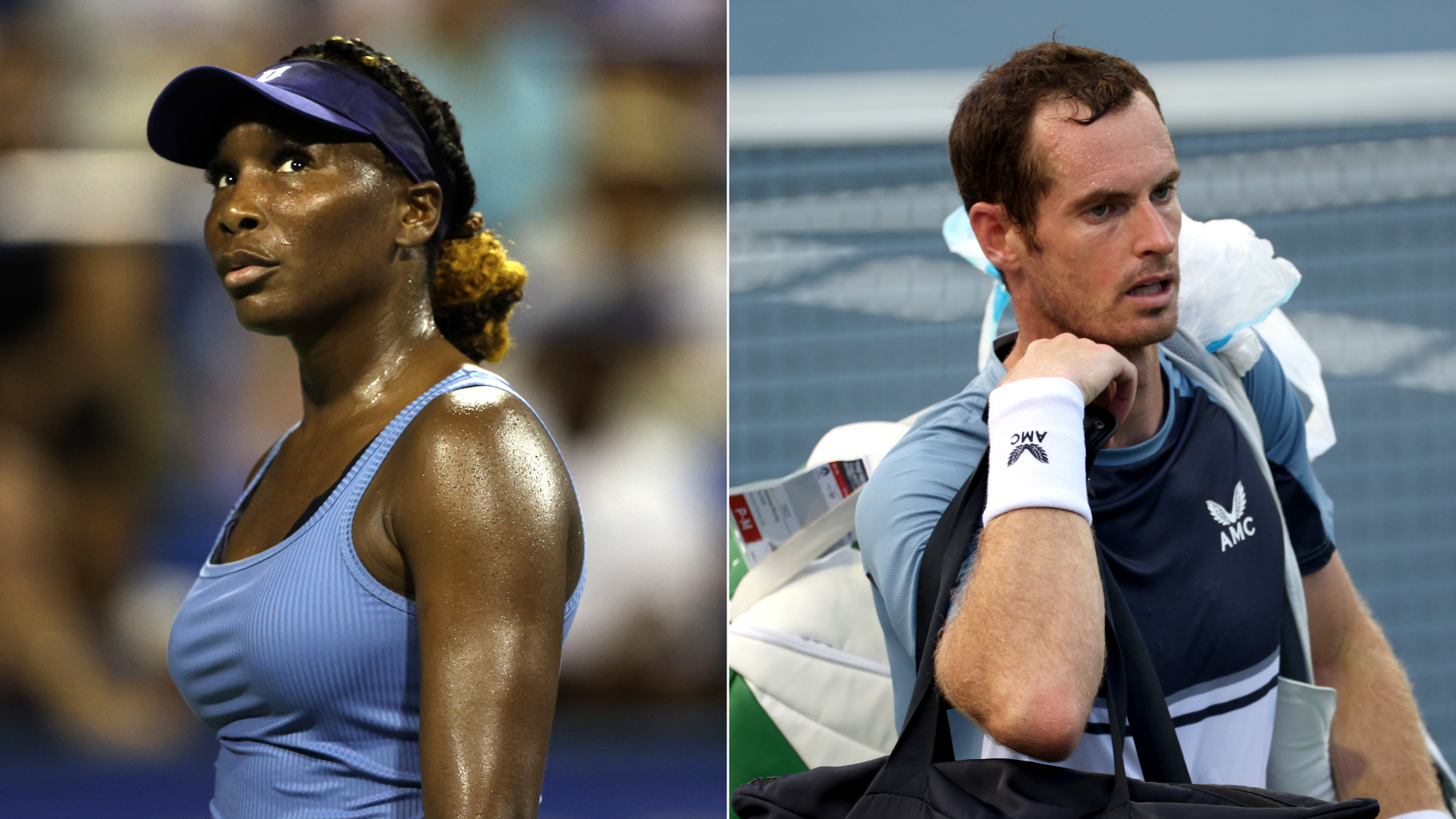 Venus Williams and Andy Murray