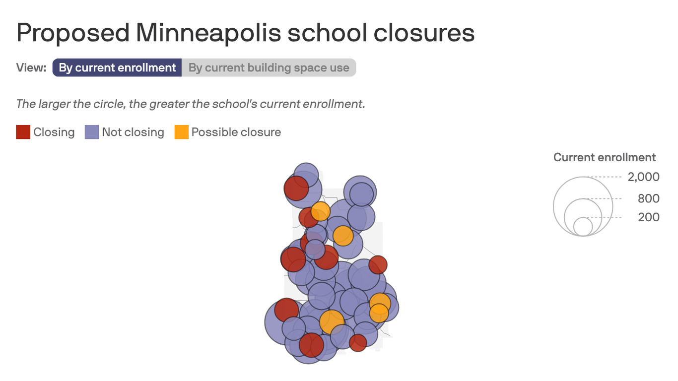 Map: Explore Minneapolis' school closure plans