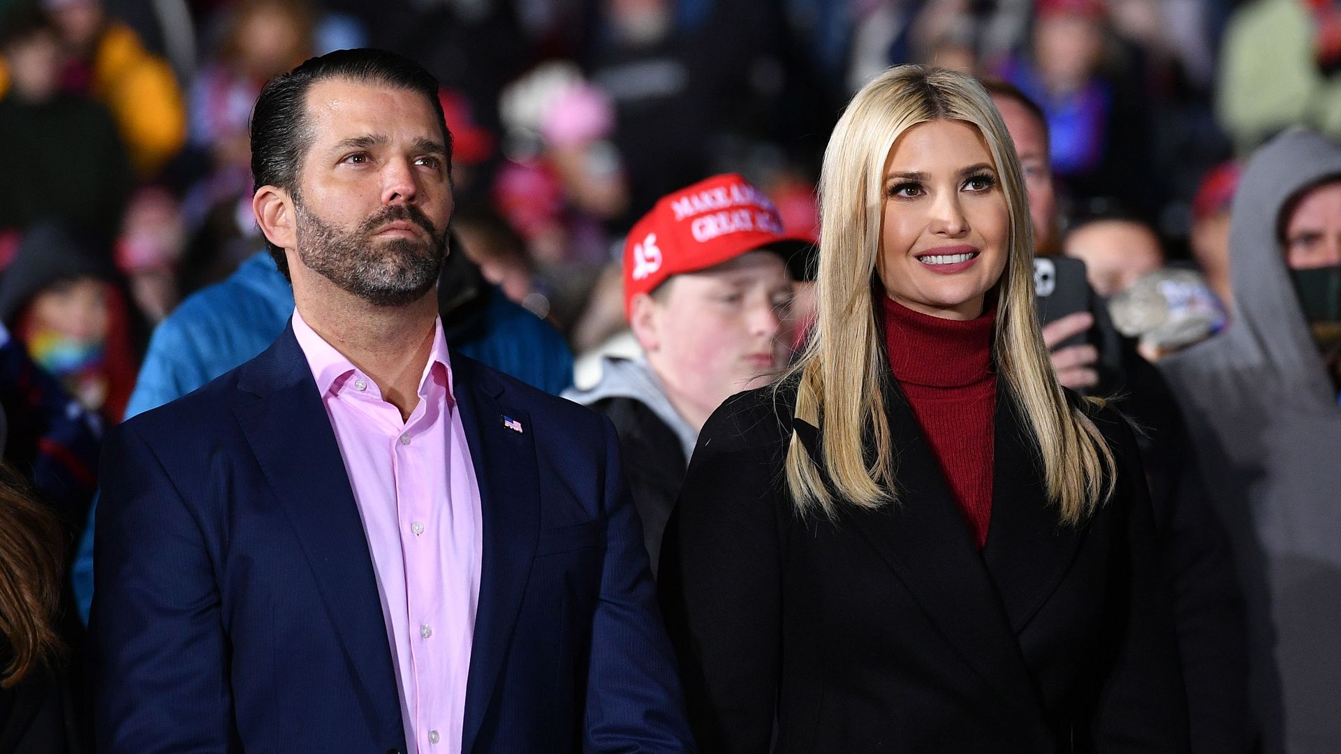 Ivanka Trump and brother Donald Trump Jr.