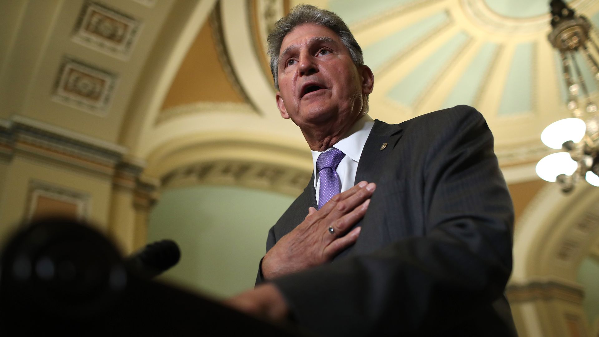 Joe Manchin Says He S Torn On Voting To Convict Trump In Senate Trial Axios