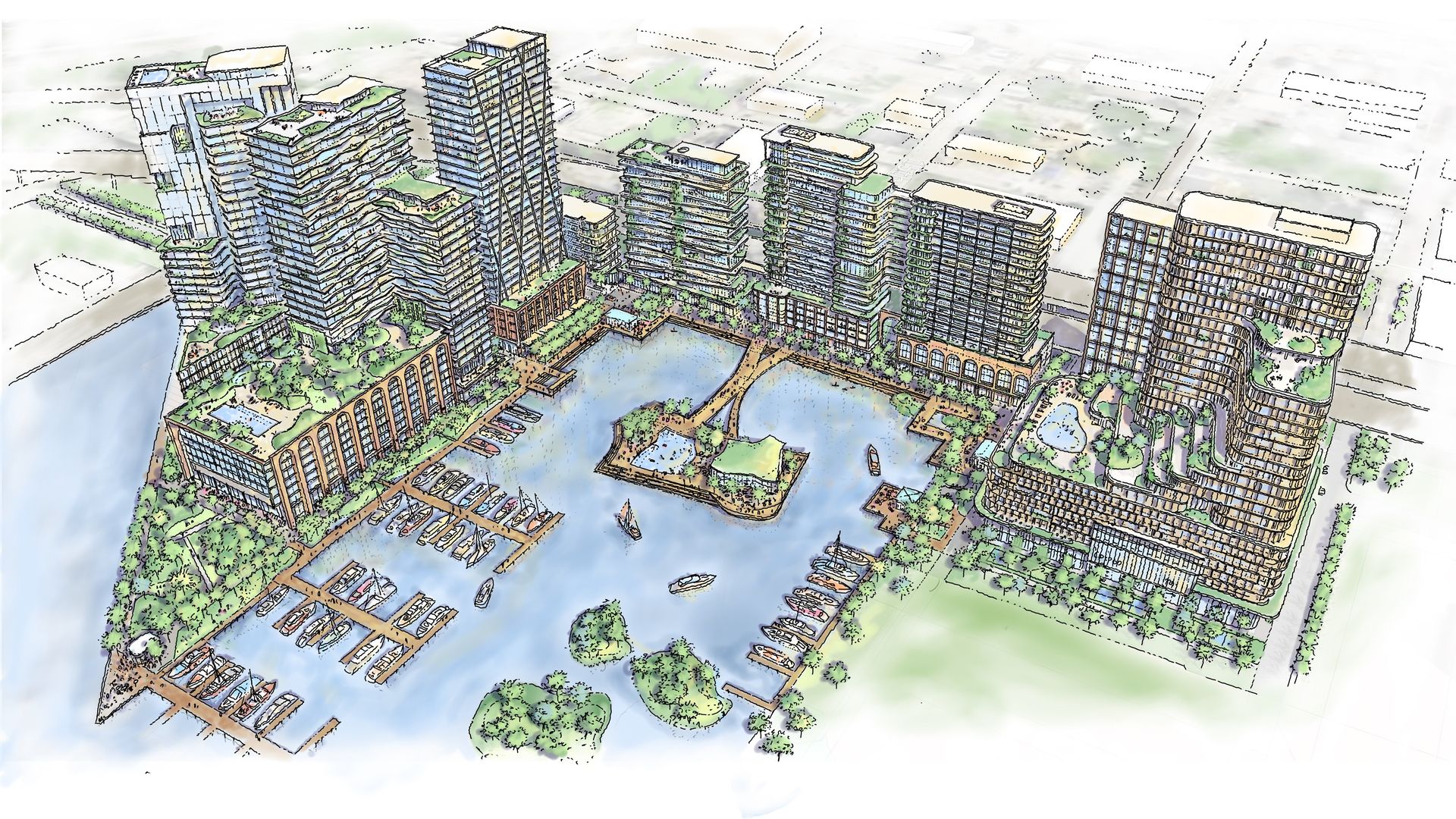 Ybor Harbor rendering.
