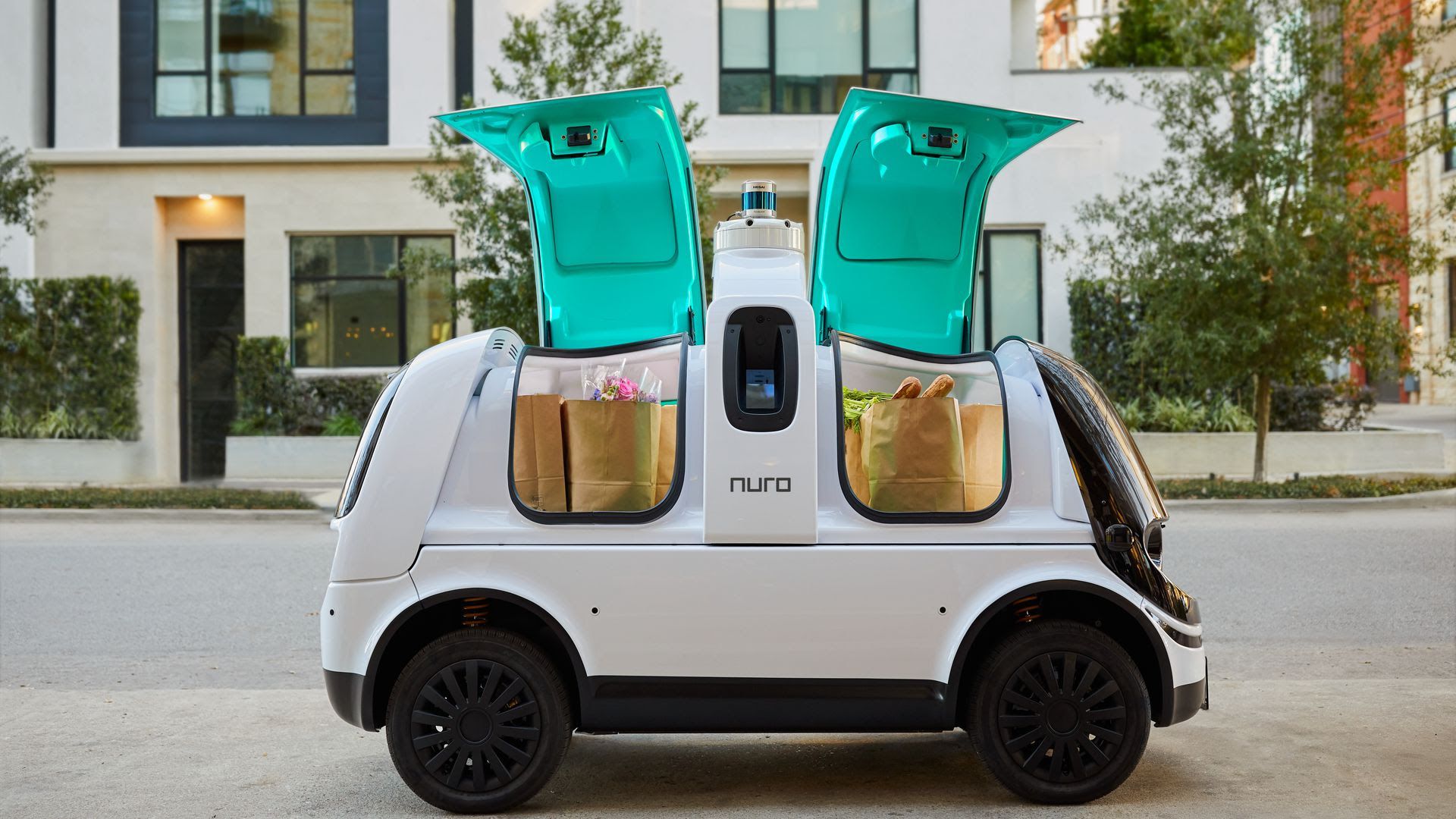 Nuro's R2 has no occupants, mirrors or windshield. Photo: Courtesy of Nuro