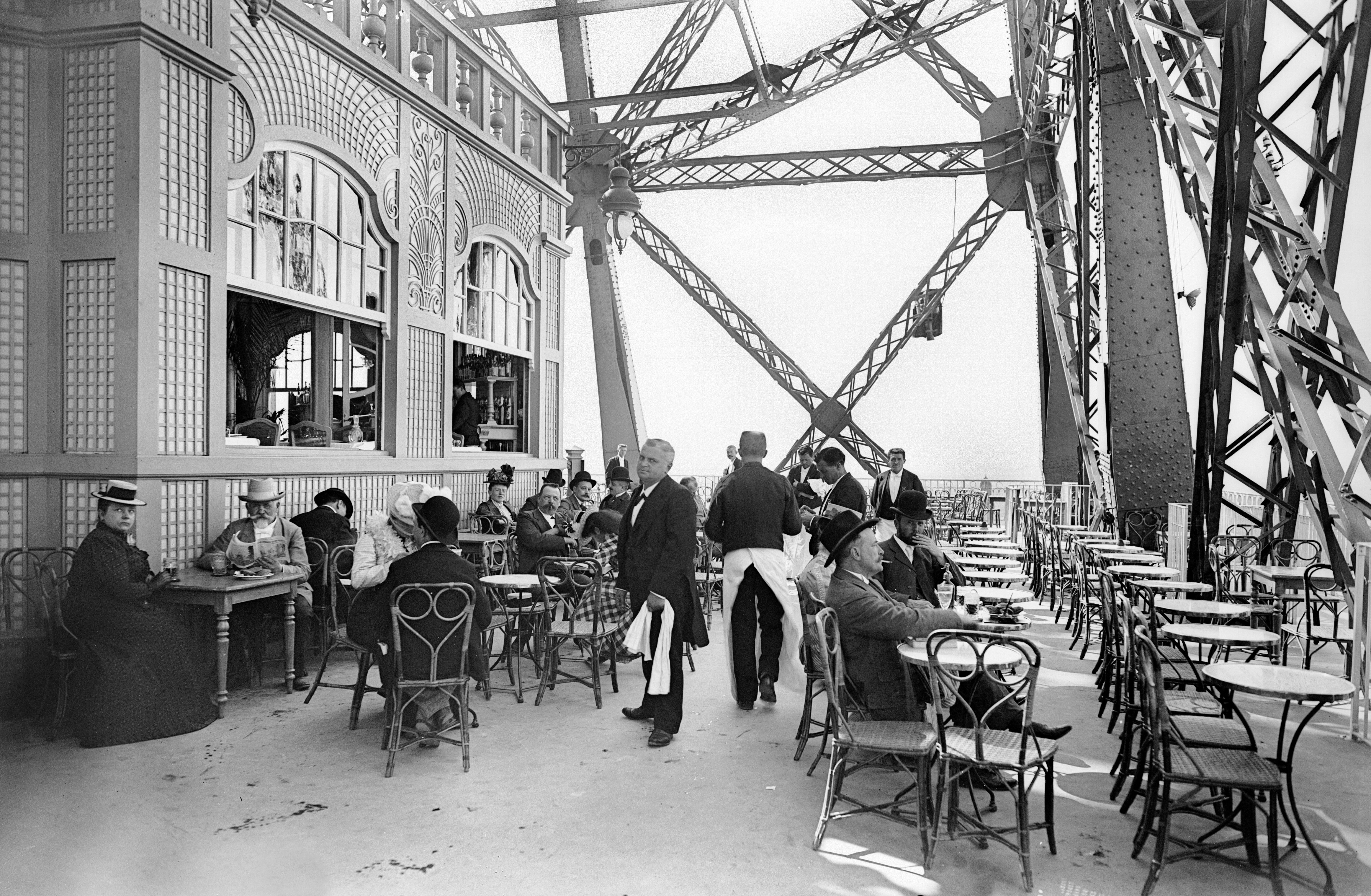 Restaurant at floor of Eiffel Tower