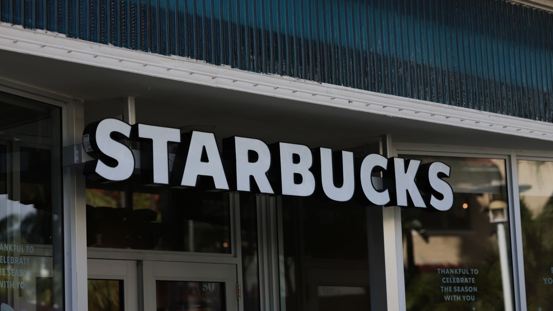 Starbucks storefront