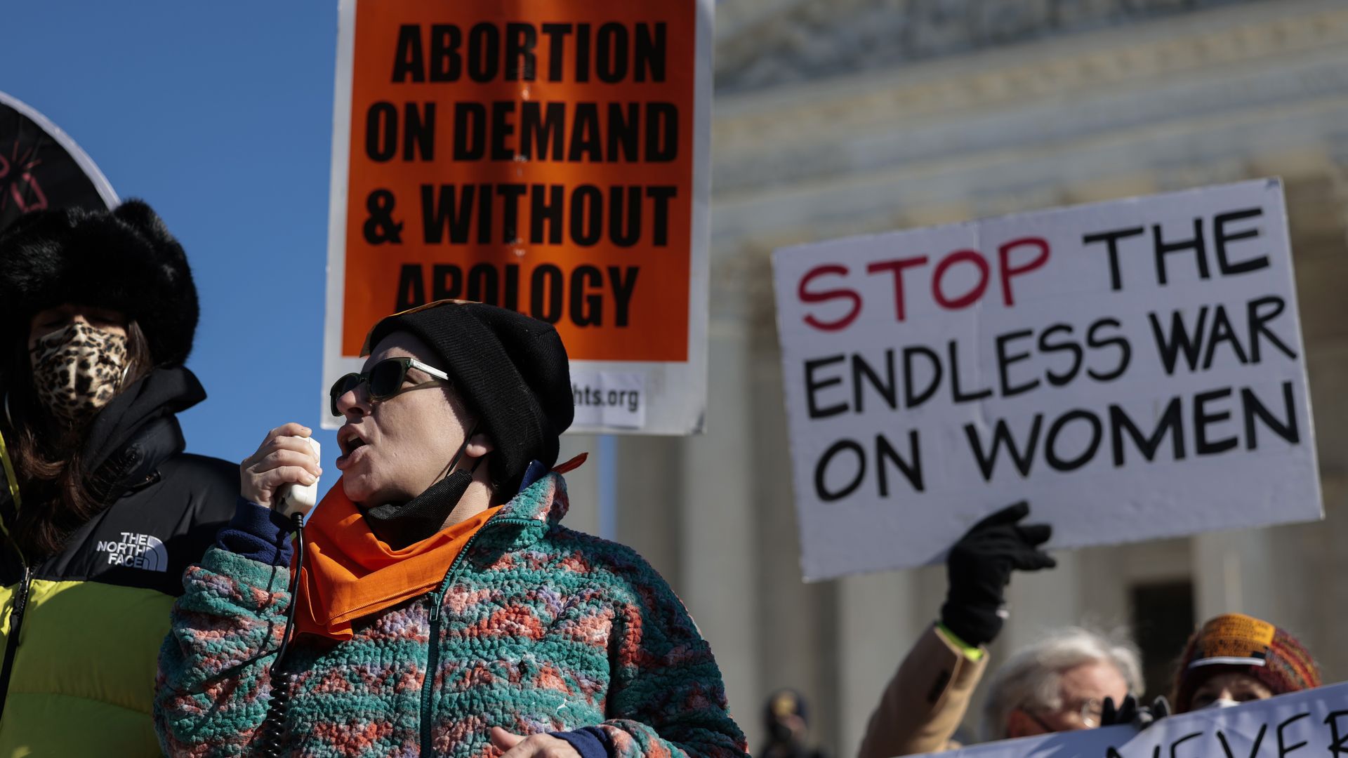 Picture of Abortion rights supporters