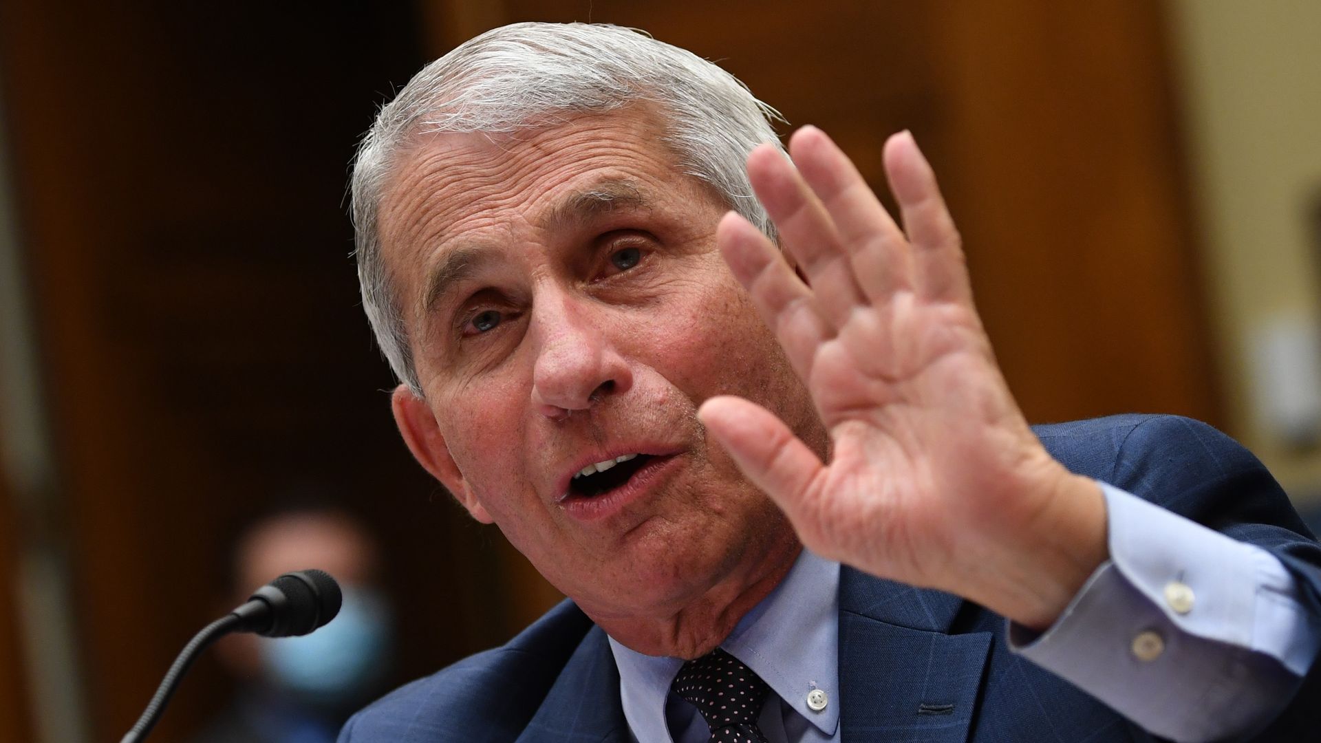 Dr. Anthony Fauci testifies before a House Subcommittee on the Coronavirus Crisis hearing on July 31