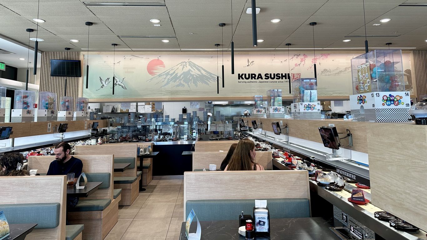 New Japanese restaurant brings revolving sushi and robots to south Charlotte