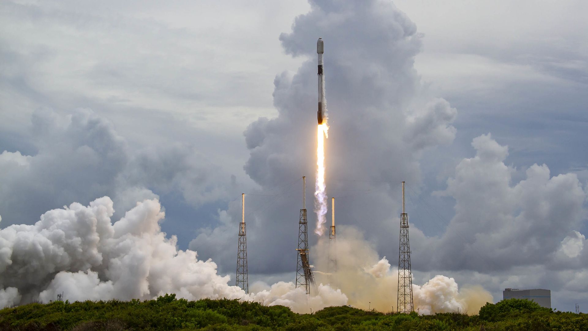 SpaceX's Transporter-2 rocket launch.