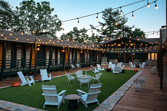 skyline lounge midcentury modern hotel