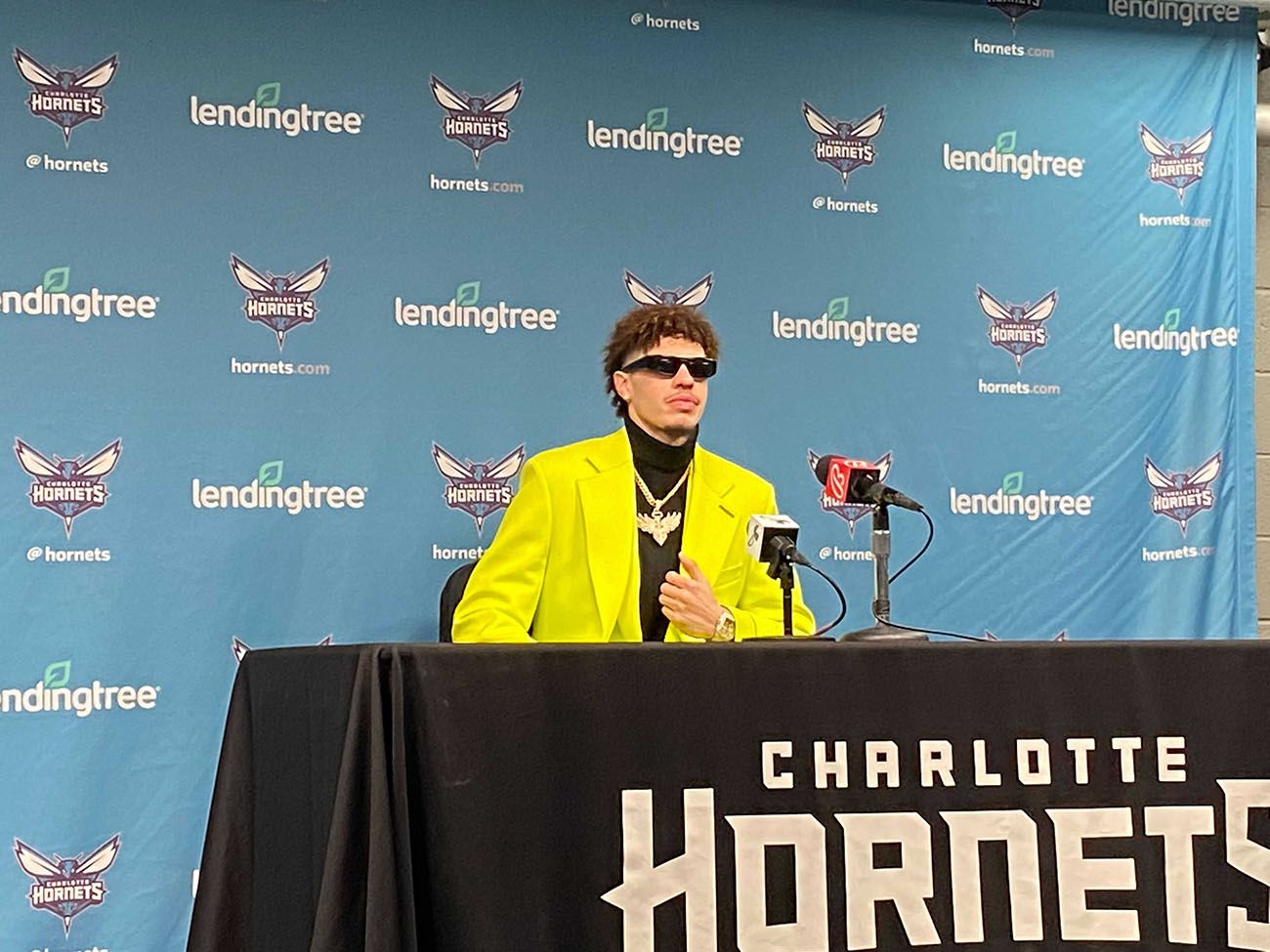 LaMelo in yellow after first game