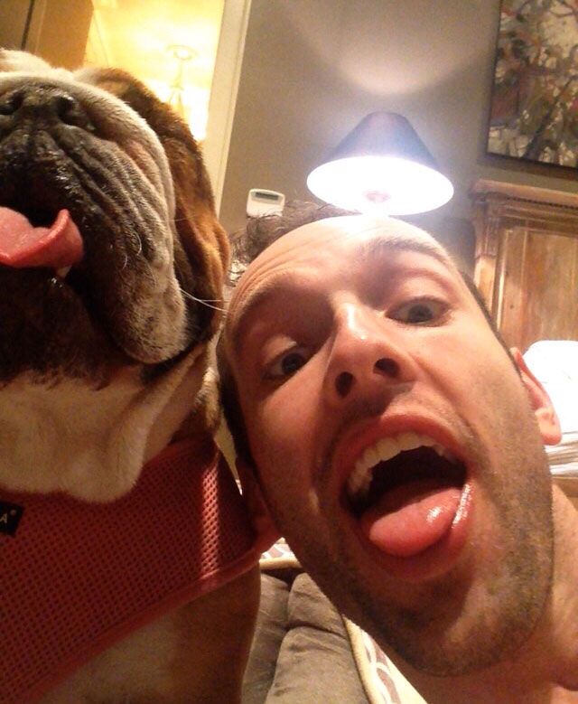 Jordan-McGee-dog-selfie