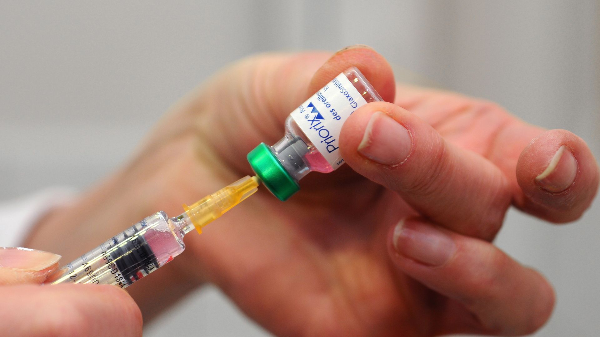  Priorix immunises against measles, mumps and rubella. (Photo by: BSIP/Universal Images Group via Getty Images)