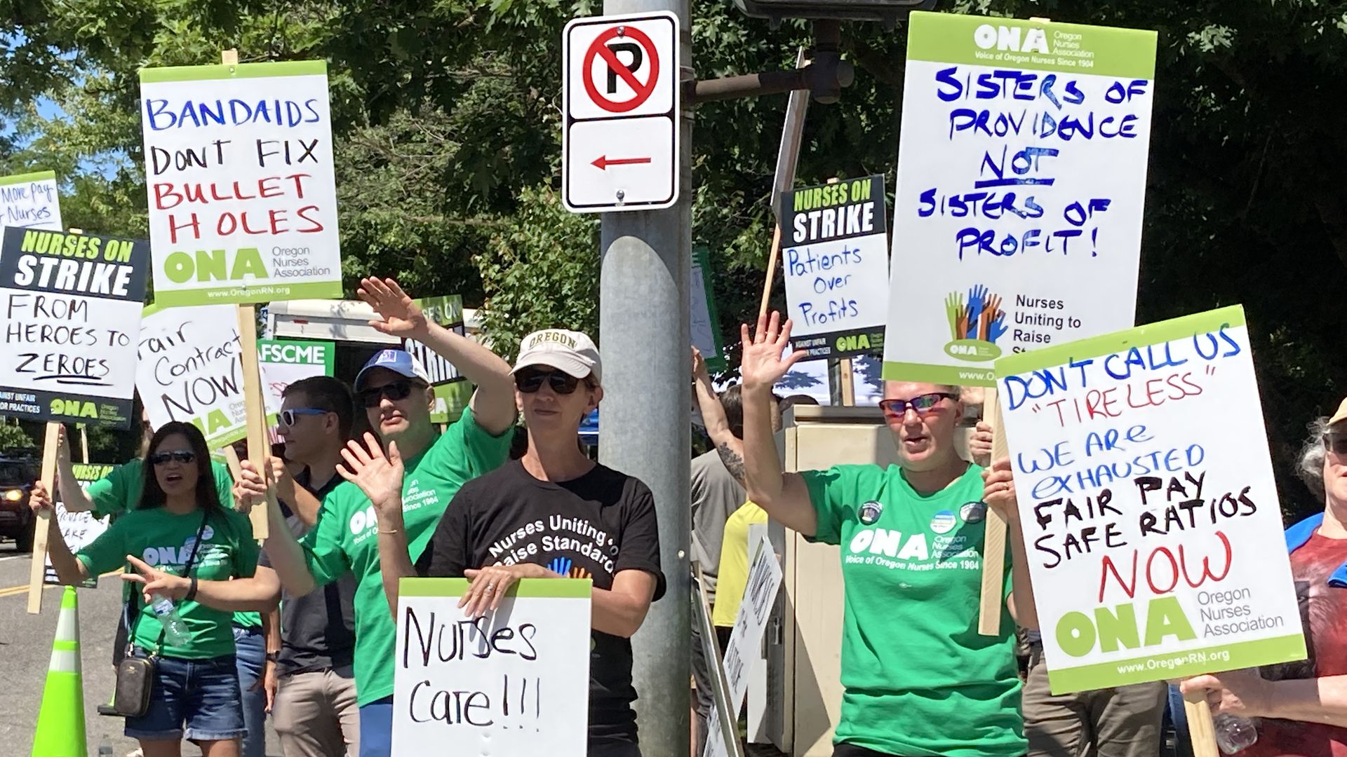 Providence nurses strike in Portland ends after five days Axios Portland