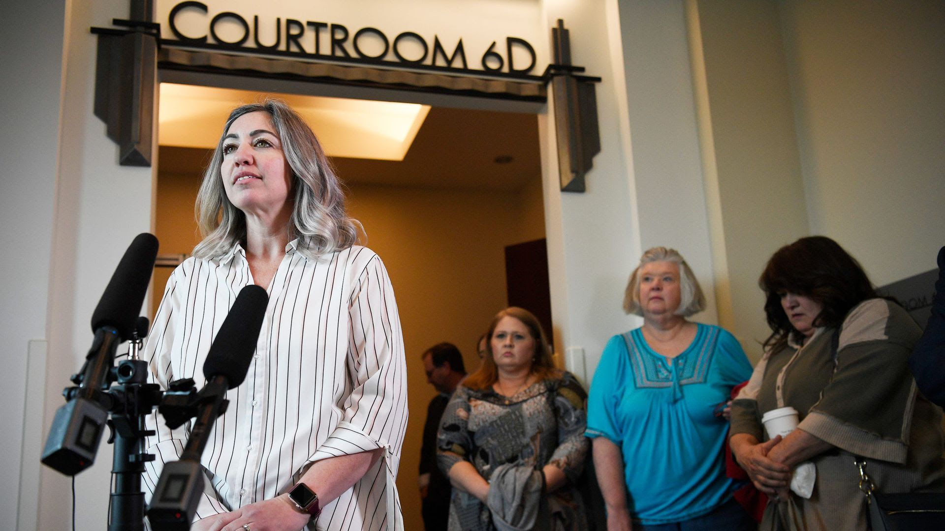 RaDonda Vaught addresses the media following last week's verdict.