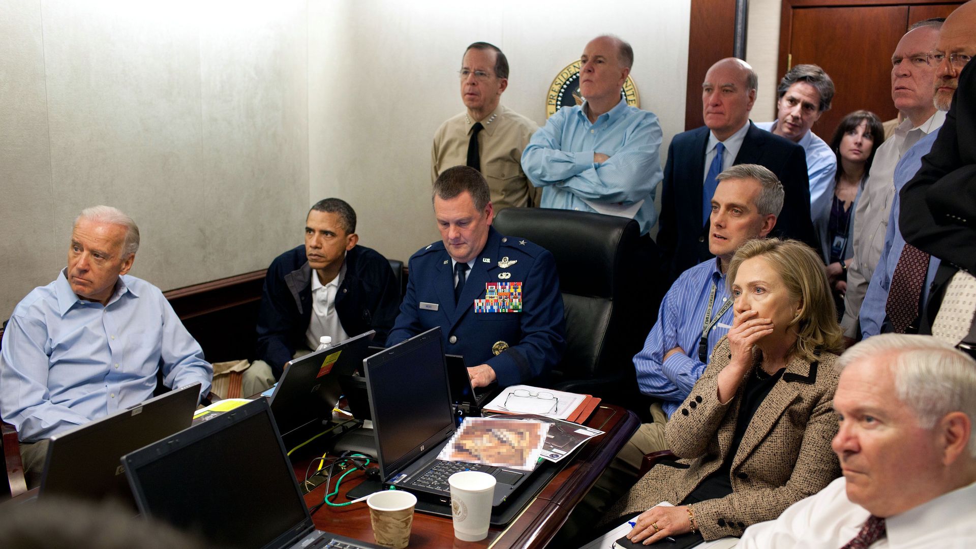 President Obama during Osama raid