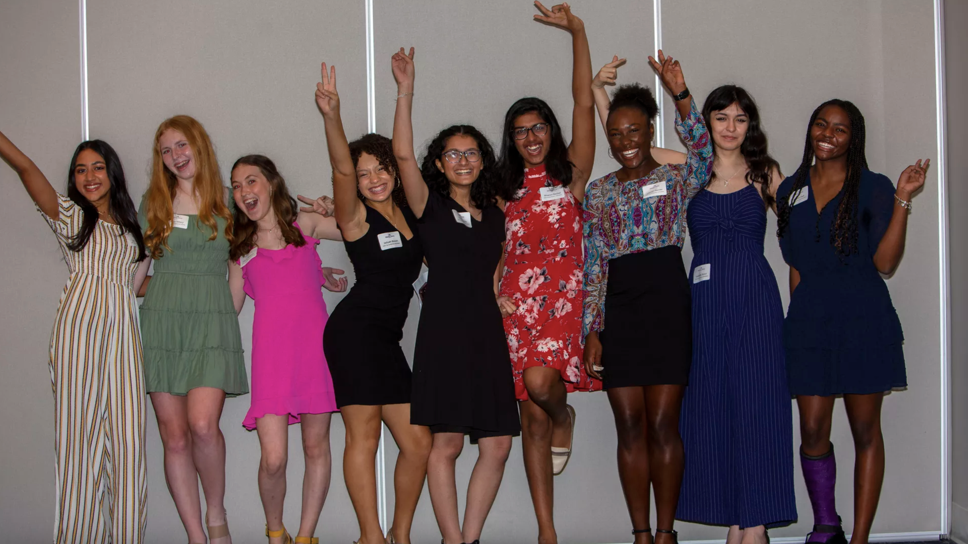 A photograph of Hillsborough County's Young Women of Promise.
