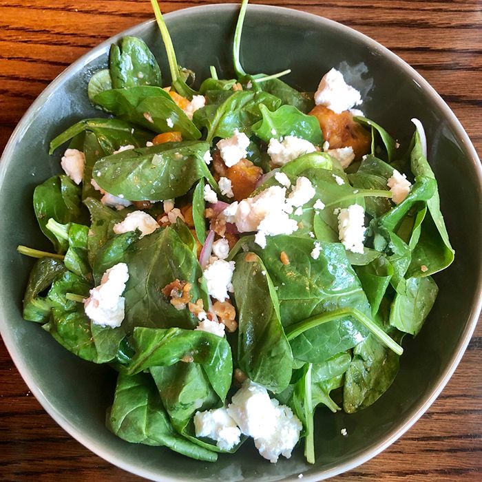 goat cheese salad lucky duck restaurant