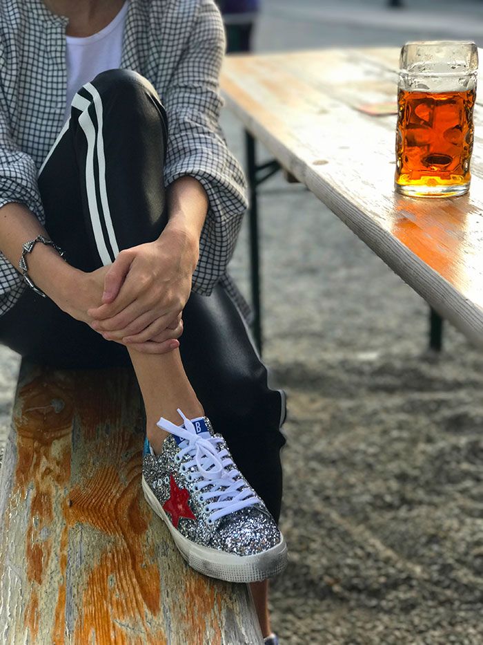 sparkly sneakers