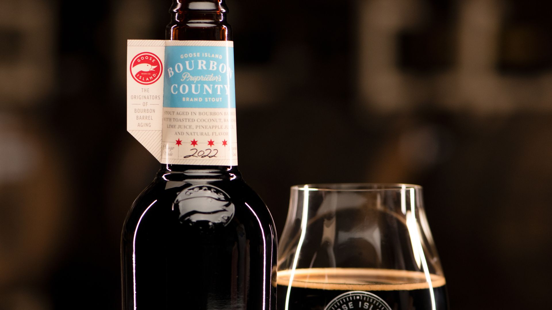 Goose Island Proprietor's Bourbon County Stout is one bananas beer