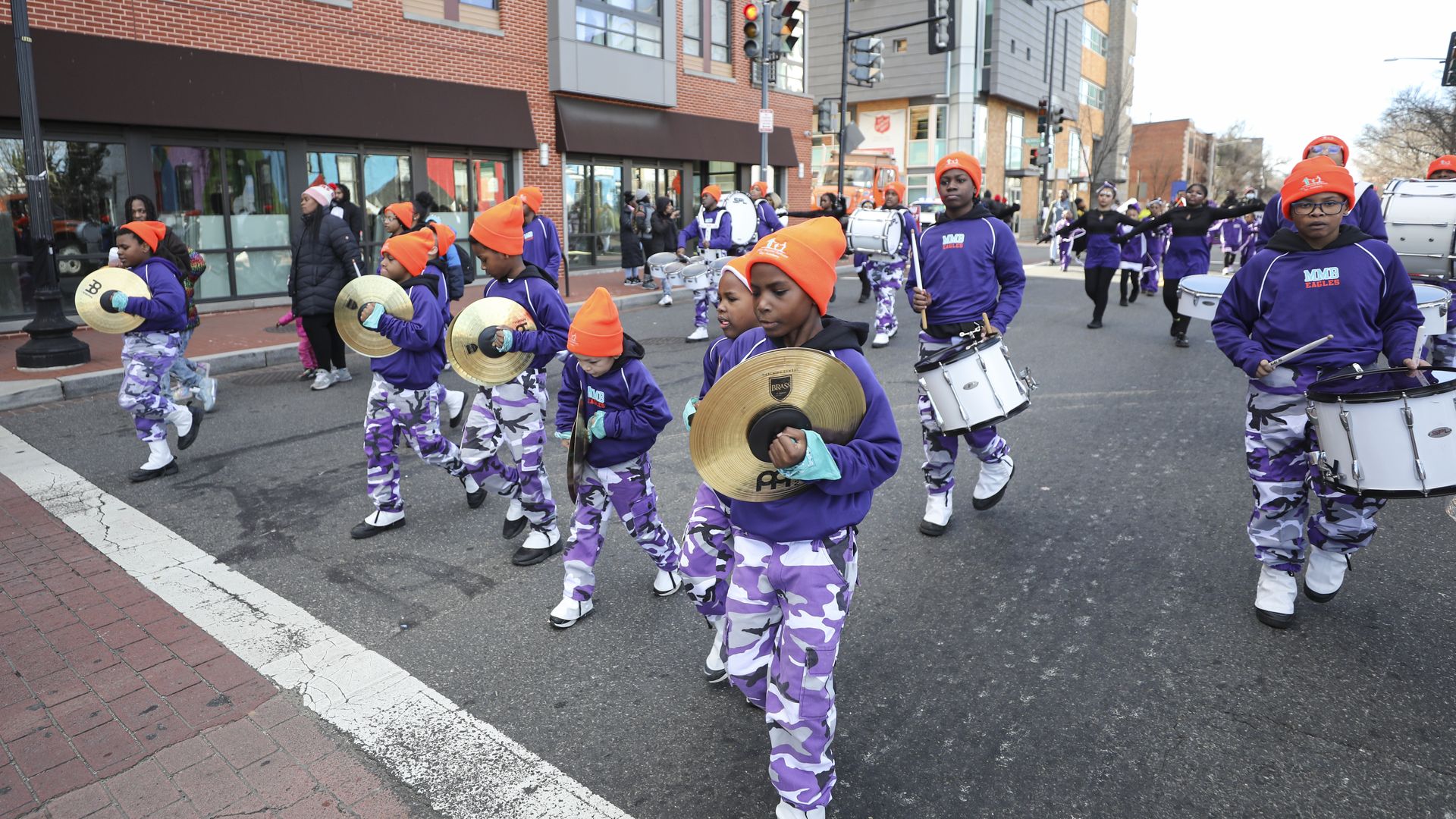 A band during the parade