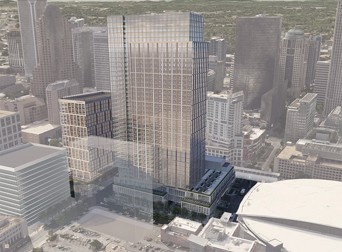 new uptown towers at bus center