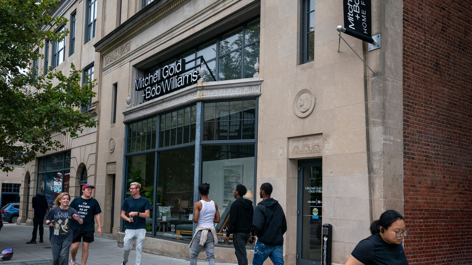 Mitchell Gold + Bob Williams furniture store on 14th Street