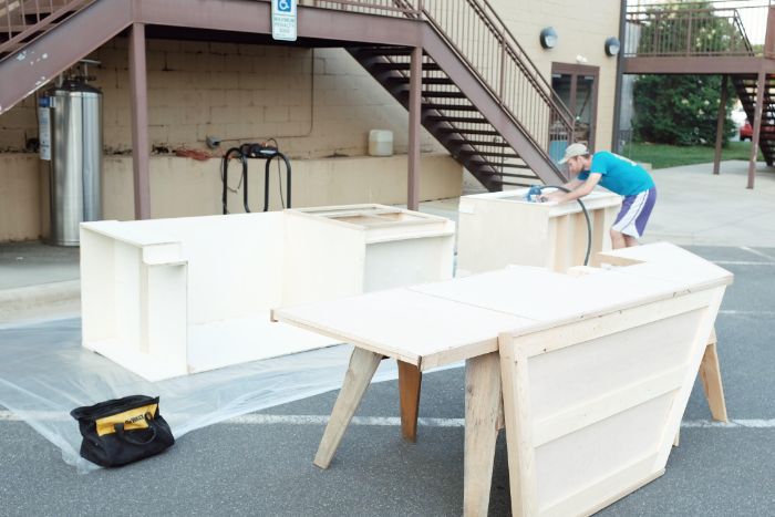 hex espresso bar construction