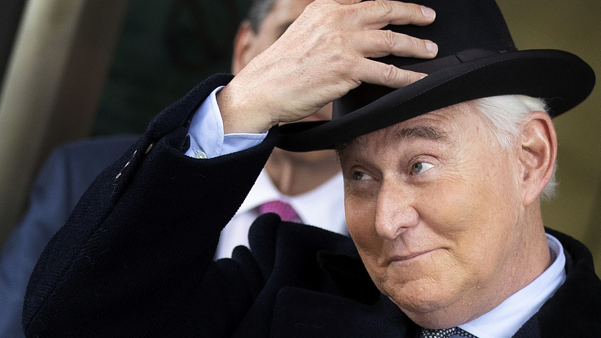 Roger Stone, former adviser and confidante to U.S. President Donald Trump, leaves the Federal District Court for the District of Columbia after being sentenced February 20, 2020 in Washington, DC.