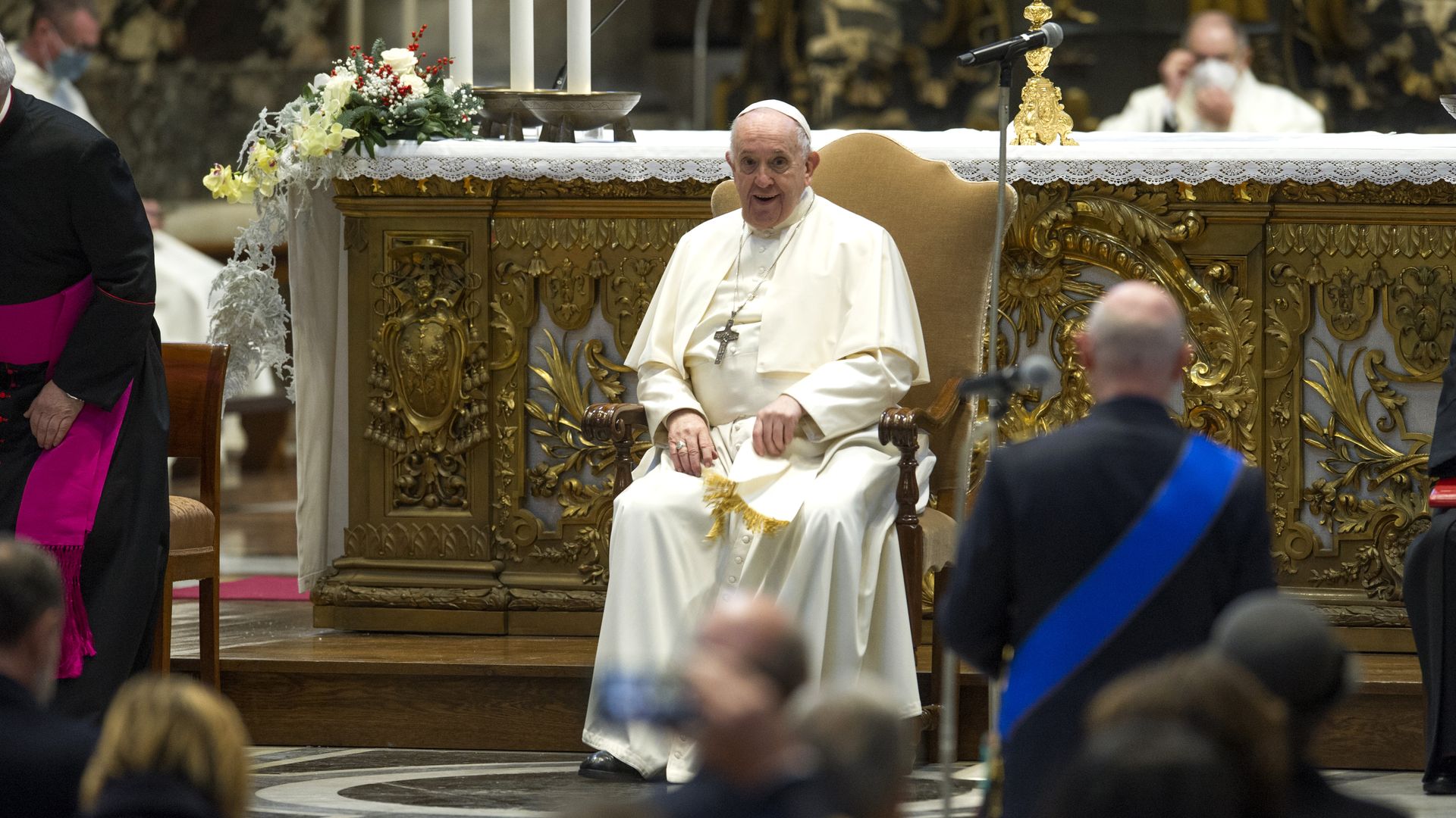 Pope Francis, with new cardinals, warns Catholic Church against