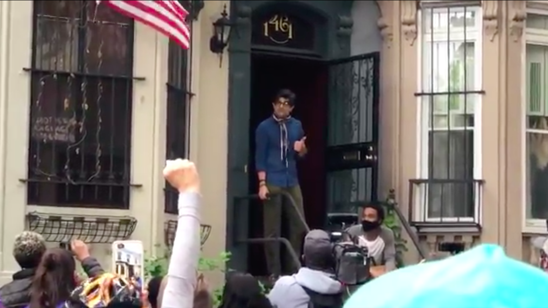 Rahul Dubey, the man who welcomed protesters into his home.