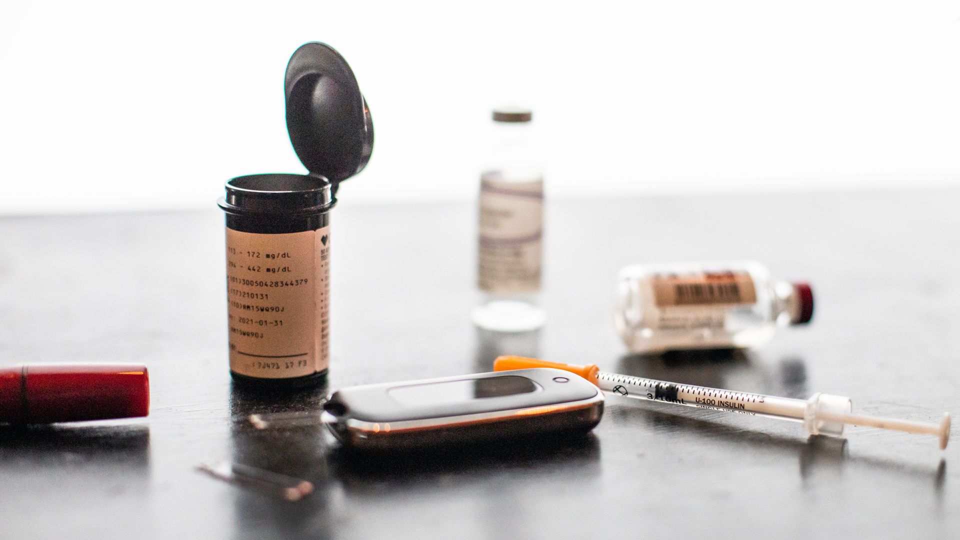 Insulin and blood sugar device