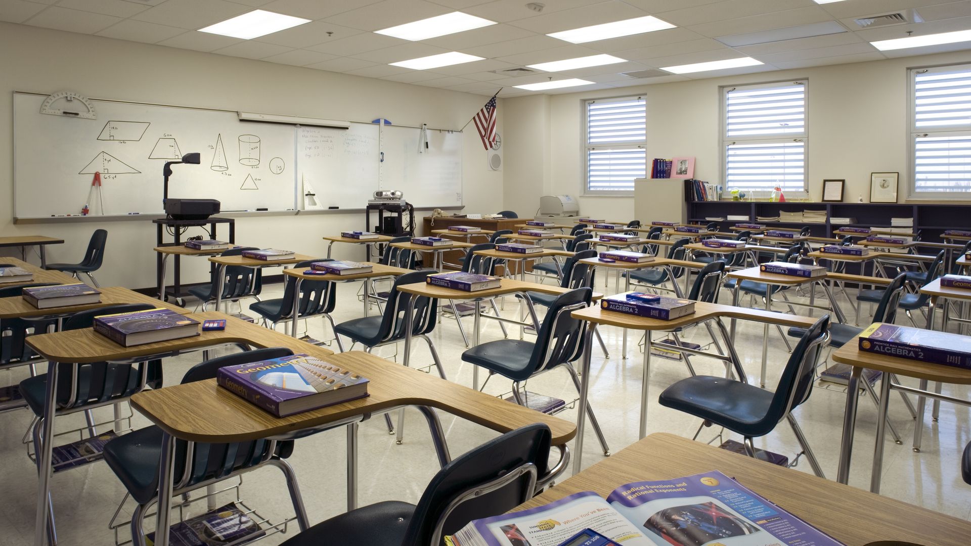 High school math class