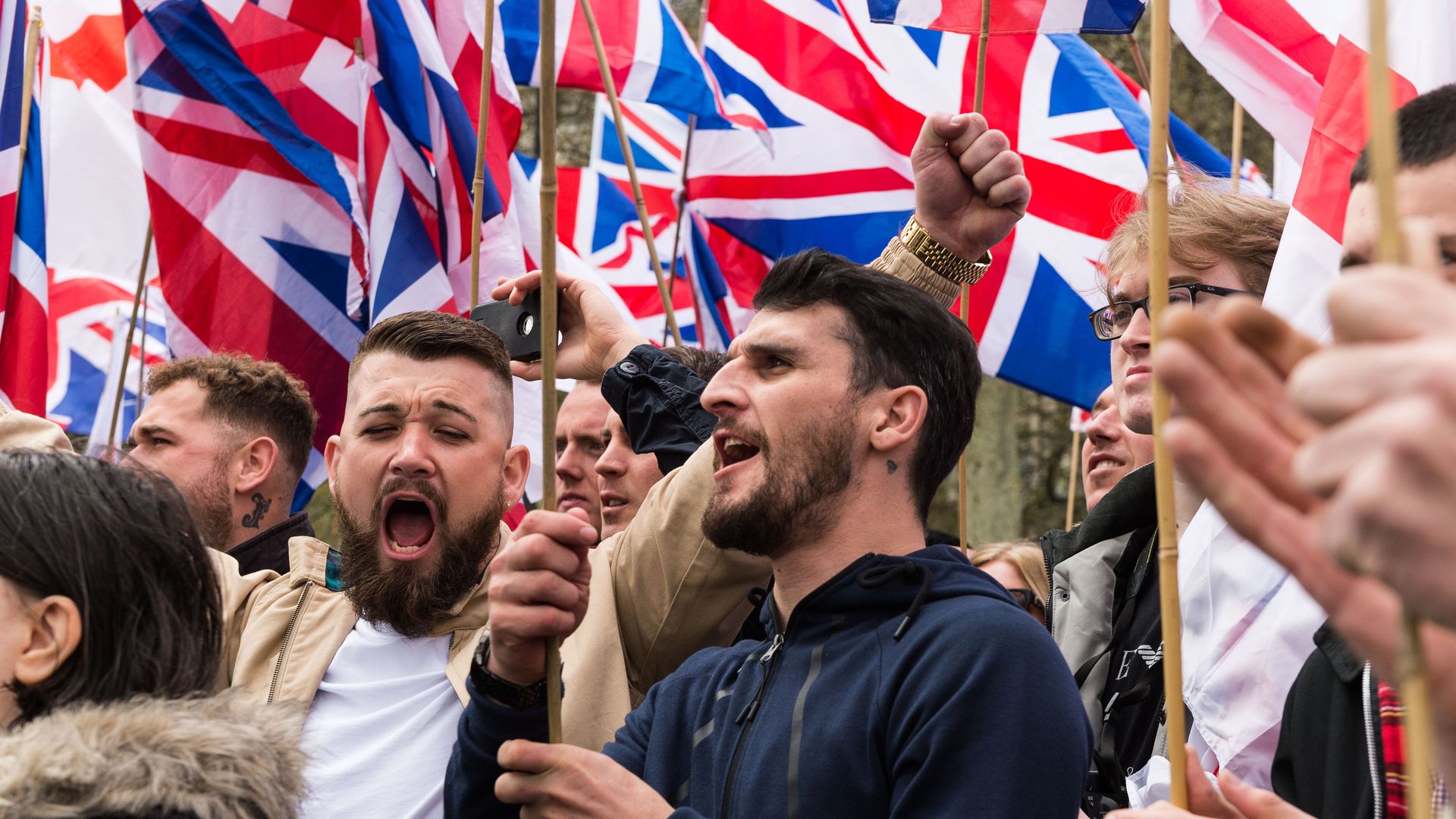 Members of Britain First extremist group