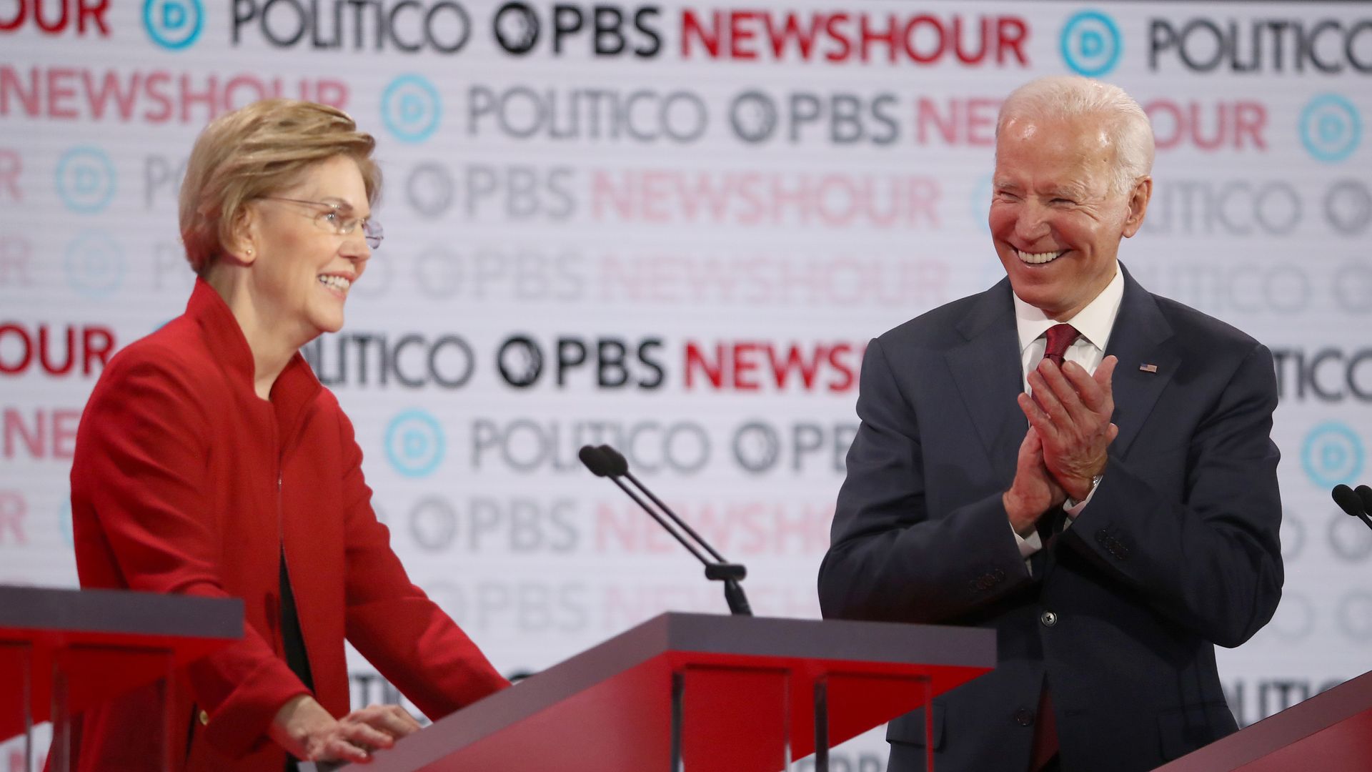 Biden and Warren