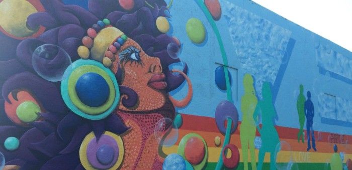 White Rabbit Charlotte mural