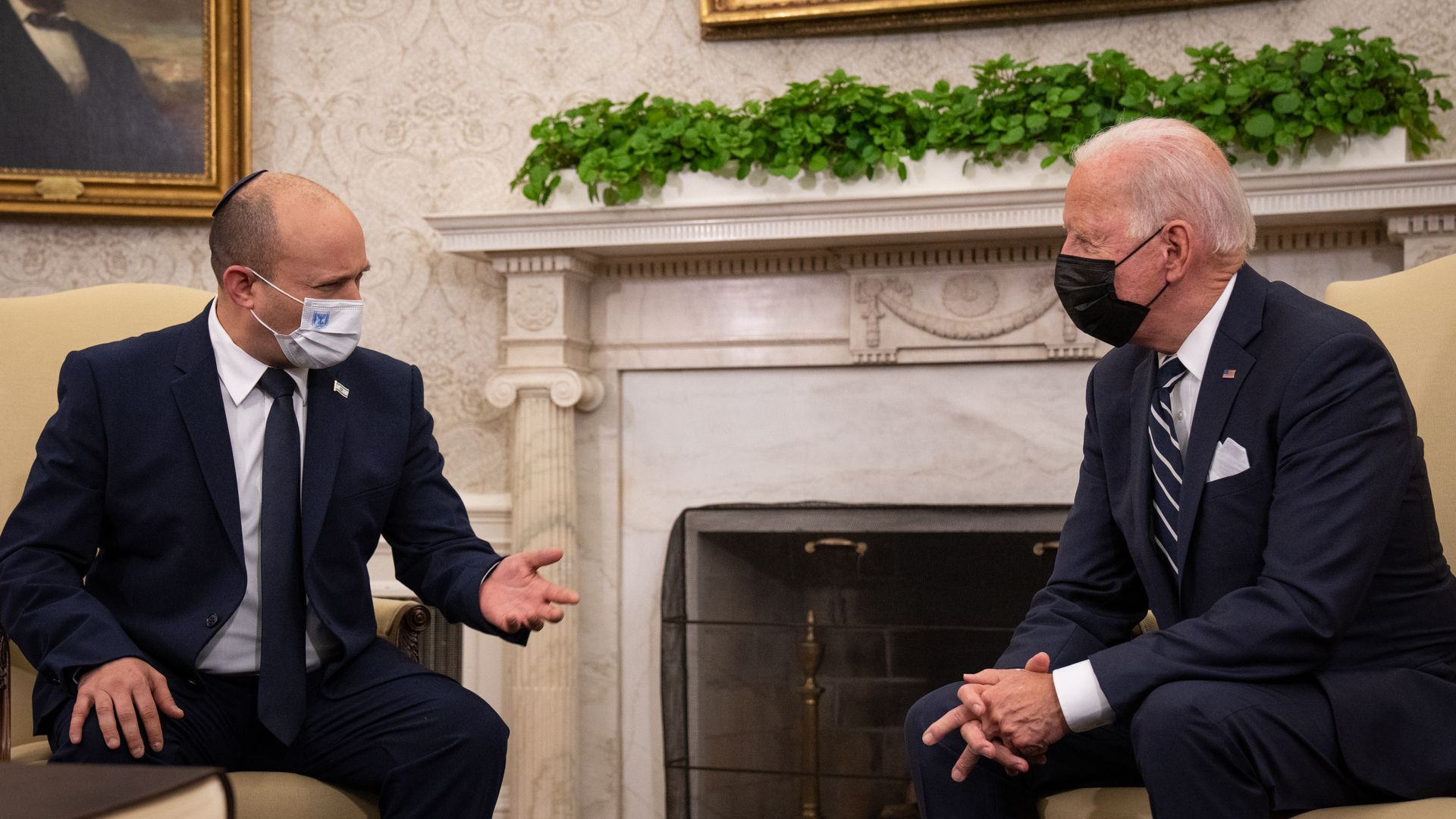 Yair Lapid and Joe Biden