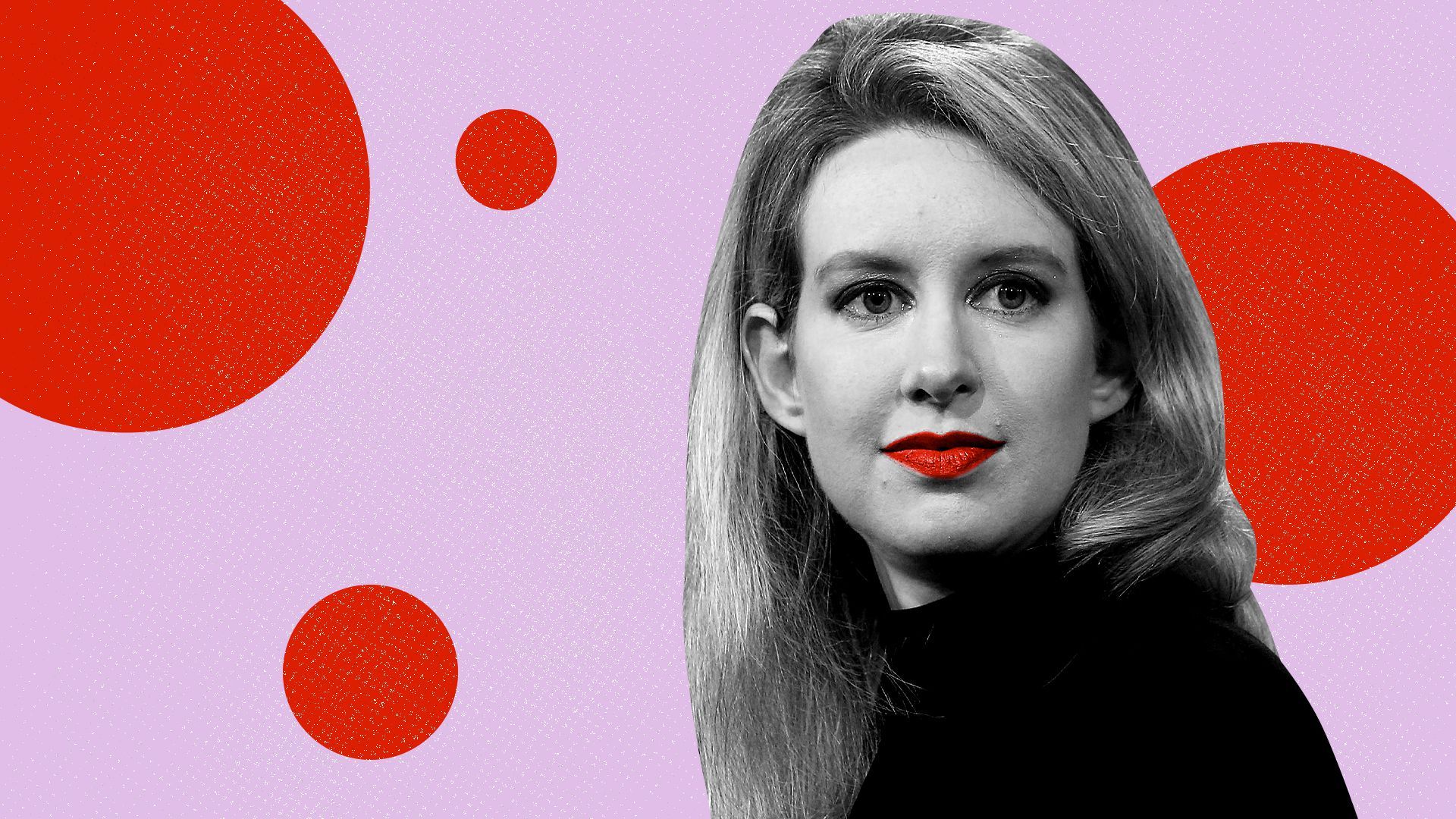 Photo illustration of Elizabeth Holmes