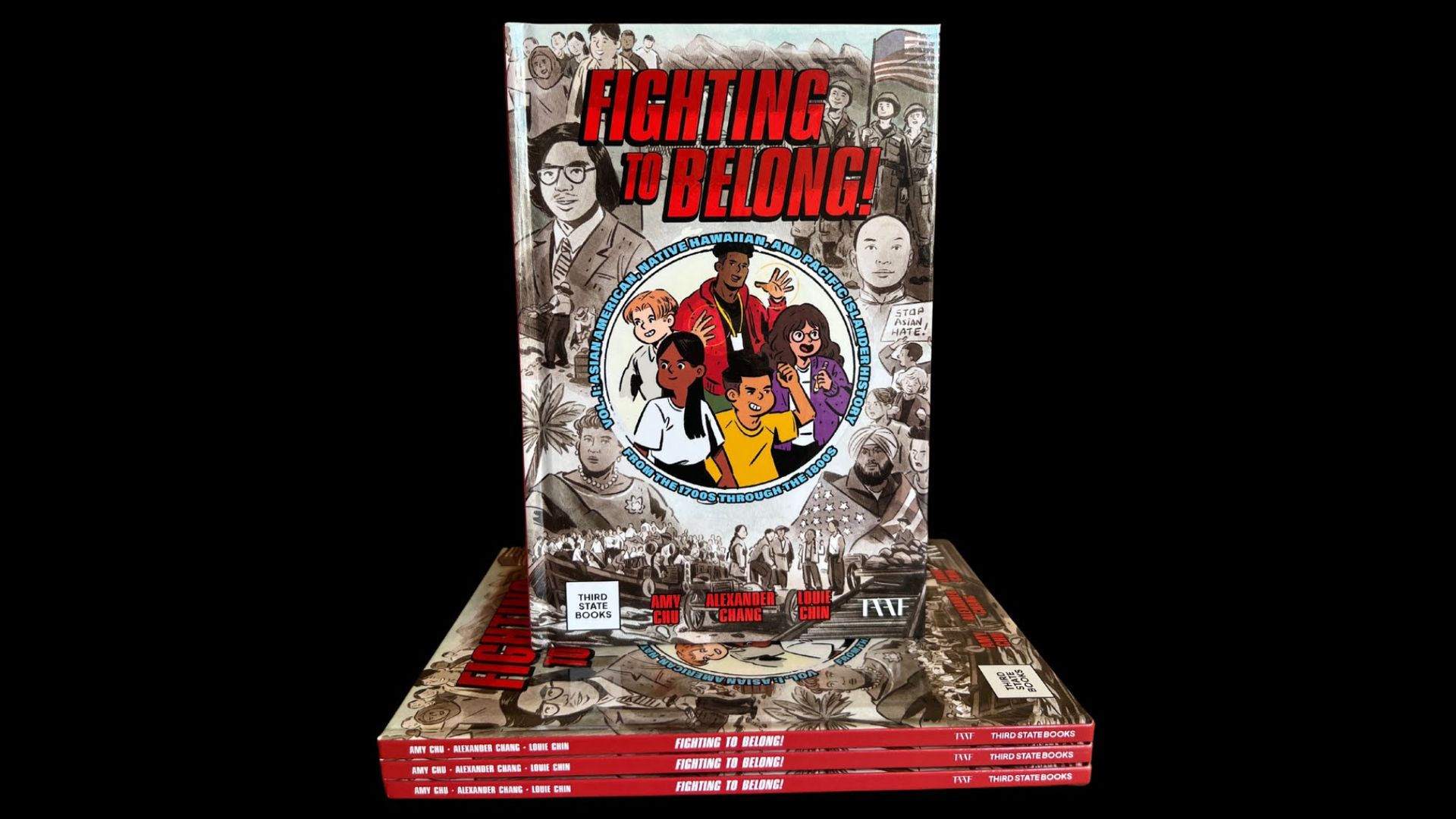 Photo of the "Fighting to Belong!" comic book