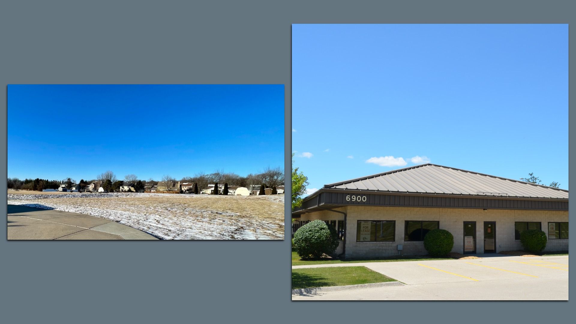 Photos of Woodside Business Park.